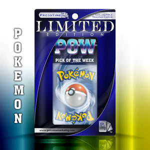 PMI "POW" POKEMON 6 CARDS + BOOSTER PACK